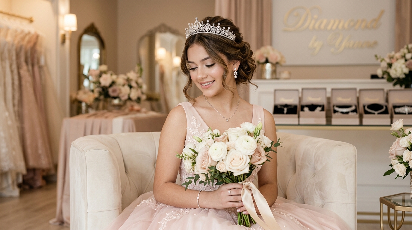 Tiara para quinceañera